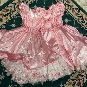 5 pink party girls dresses the Nutcracker Curtain Call